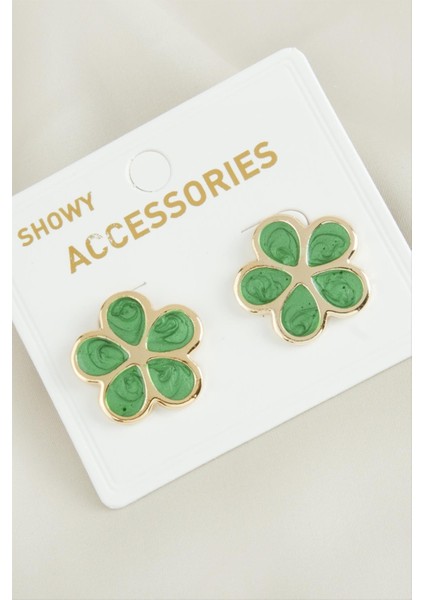 Papatya Yeni Sezon Mineli Küpe