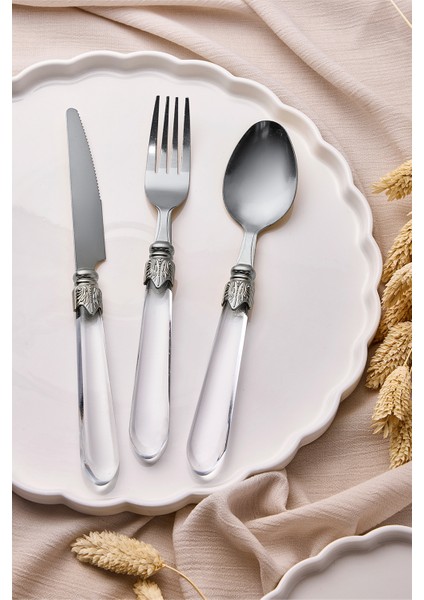 Hera Silver 18 Parça 6 Kişilik Çatal Kaşık Bıçak Seti fiyatları