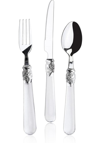 Hera Silver 18 Parça 6 Kişilik Çatal Kaşık Bıçak Seti fırsatları