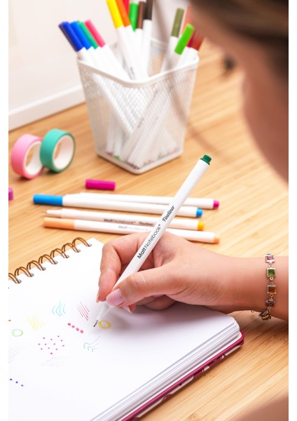 24 Renk Fineliner 0.4 mm Yazı ve Çizim Kalem Seti fırsatları