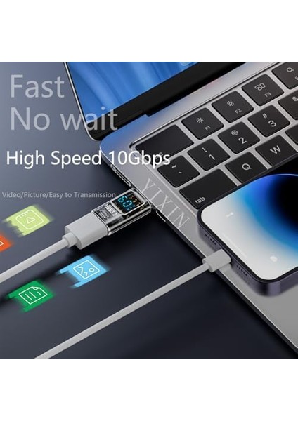 Revolution USB 3.2 To Type C Dönüştürücü 60W Hızlı Şarj 10GBPS Veri Transferi Ekran Otggf modelleri