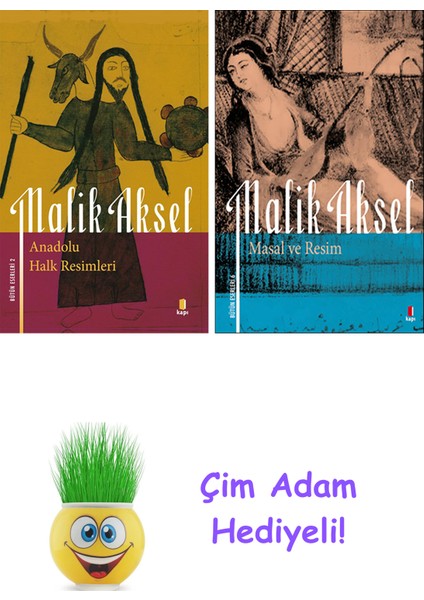 Malik Aksel 2 Kitap Seti + Çim Adam Hediye