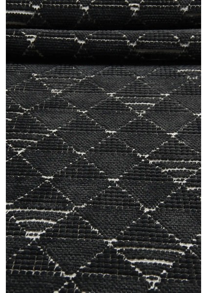 Munera Modern Antrasit Yıkanabilir Polyester,pamuk Makine Halısı indirimleri