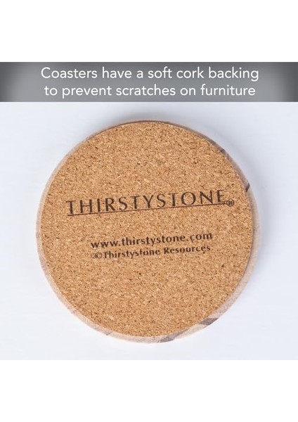 Cinnabar Markası, Çok Renkli Tamamen Kumtaşı-Çeşitli Desenlere Sahip Dayanıklı Taş, Her Altlığı Orijinaldir, 10 cm Yuvarlak modelleri