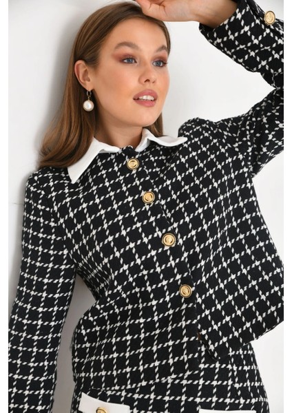 Kadın Kısa Etek Garni Detay Siyah - KRN026E fırsatları