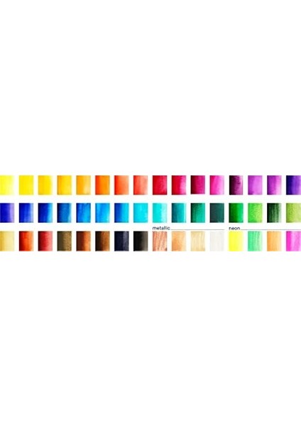 Studio Tablet Seti, 48 Renk, Su Bazlı Pigment, Karıştırma Paleti ve Aksesuarlar Ile, Taşınabilir Sanatsal Set fiyatları