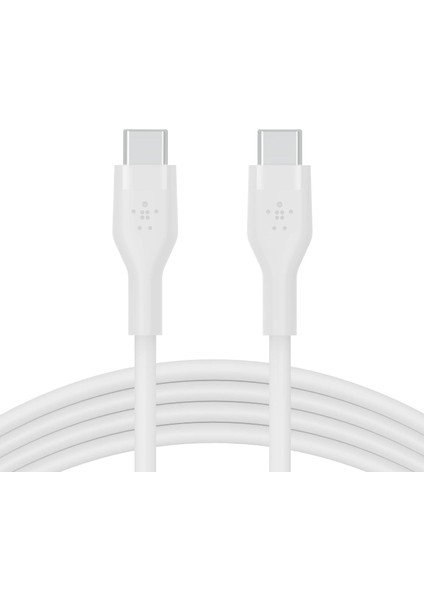 Boostcharge Silikon USB Tip C - C Kablo (2m/6,6ft), Usb-If Sertifikalı Güç Dağıtımı Pd Hızlı Şarj Kablosu