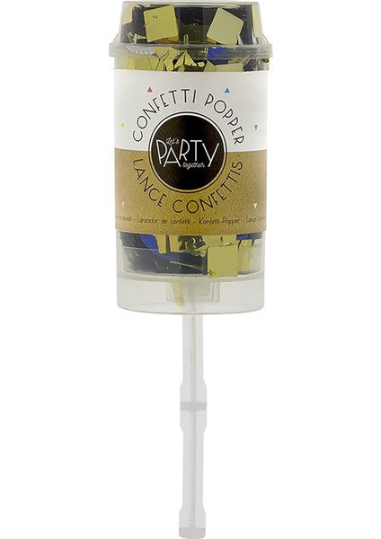 Konfeti Lacivert 3x3 Parça