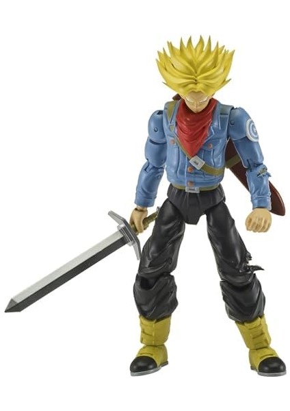 16 cm Dragon Ball Super Saiyan Future Trunks Poz Verilebilir Figür, Dragon Stars Serisi fiyatları