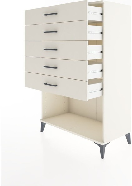 Hyperion Dolap 5 Çekmeceli 88X44X134 Aytaşı-Aytaşı fırsatları