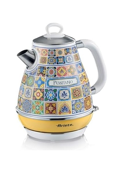 Positano Elektrikli Su Isıtıcı 1,7 Litre Kettle 2869/0P - Paslanmaz Çelik Gövde, Handmade, 2000 Watt, Otomatik Kapanma, 360° Kablosuz Taban fiyatları