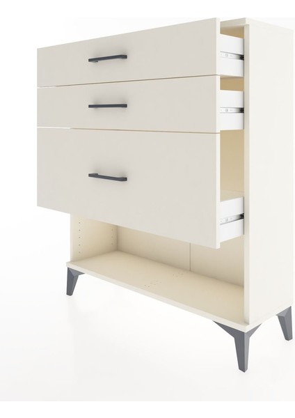 Arges Şifonyer 3 Çekmeceli 88X30X106 Aytaşı-Aytaşı fırsatları