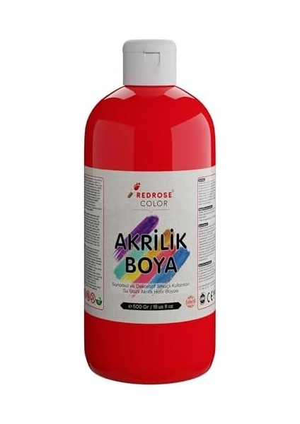 Rose Kırmızı Akrilik 500 gr fiyatları