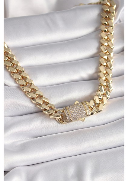 Bfs Pirinç Gold Renk Vıp Exclusive Seri Gurmet Model Kadın Kolye