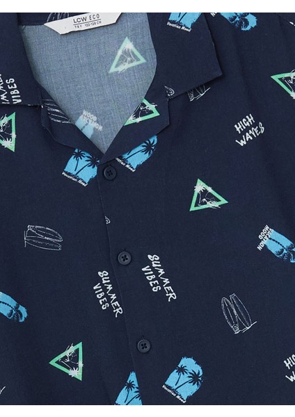 Yeni Sezon Desenli Kısa Kollu Erkek Çocuk Gömlek fiyatları