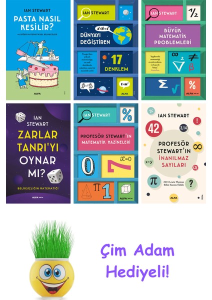 Ian Stewart 6 Kitap Seti + Çim Adam Hediye