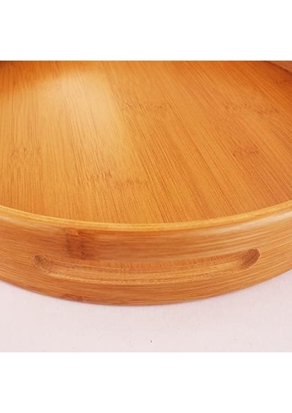 Yuvarlak Bambu Tepsi 30 Cm, Bambu Daire Tepsi, Bambu Sunum Tepsi fiyatları