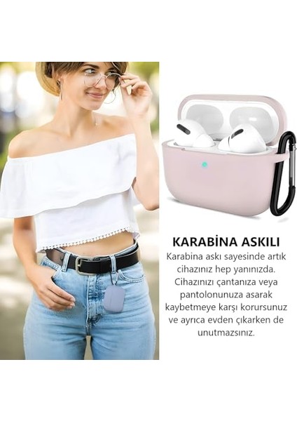 3 Için Uyumlu Dışı Pürüzsüz Silikon Içi Kadife Cihazı Tam Saran ve Zamanla Bollaşma Yapmayan Silikon Kılıf (Kum Pembe) modelleri