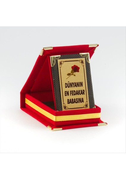 Dünyanın En Fedakar Babasına Plaketi