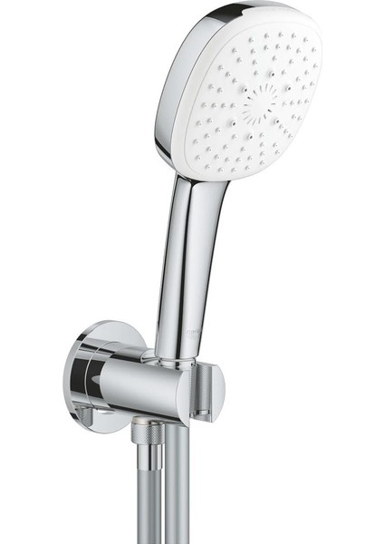 Cube 110 Su Çıkış Dirsekli El Duşu Seti 3 Akışlı Rain,jet,masaj - 26910003