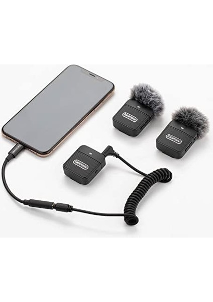 BLINK100 B2 Kablosuz Mikrofonu, Kamera Kamera Akıllı Telefon Için, 10 Saat Pil, 50 M Iletim, Kazanç Kontrolü, Kablosuz Mikrofonu, Canlı Yayın Video Konferans Kaydı Için fiyatları