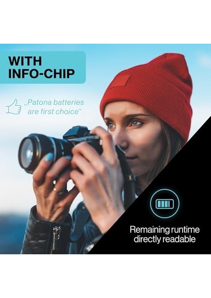 Doğrudan USB Girişli Platinum LP-E17 USB Pil 1000 Mah - Eos Rp R10 77D 200D 250D -1352750D 760D 800D ile Uyumlu, 1 x LP-E17 USB modelleri