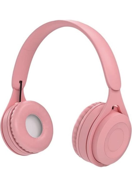 Ritmo Kulak Üstü Kablolu Kulaklık Katlanabilir Js-80 (Pembe)