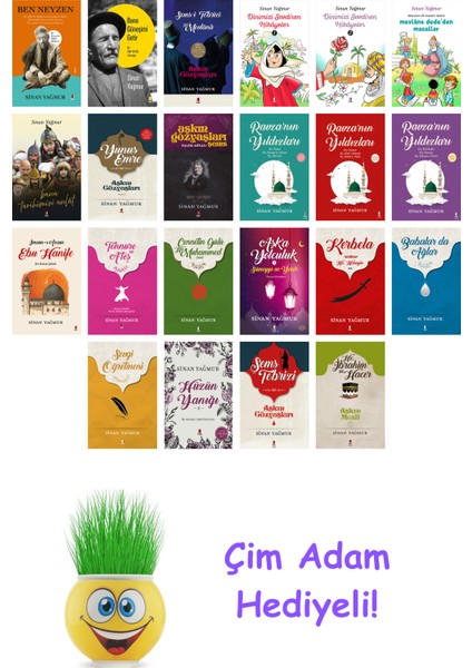 Sinan Yağmur 22 Kitap Seti + Çim Adam Hediye