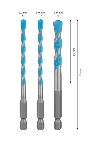 Professional Accessories 3x Expert Hex-9 Multiconstruction Delme Ucu Setleri (, Yumuşak Döşemeler, Çelik, Yumuşak Ahşap, Plastik, 5-8 Mm, Aksesuar Döner Matkap/vidalamalar) fiyatları
