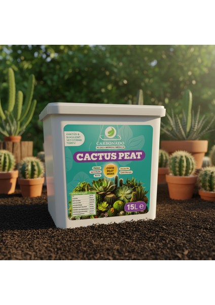 Cactus Peat 15 Litre Kaktüs ve Sukulent Yetiştirme Torfu modelleri