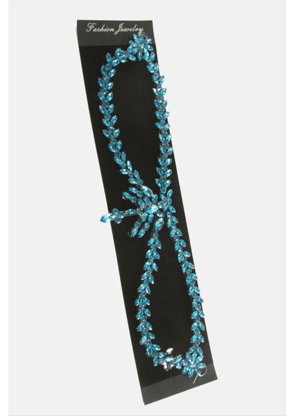 Çiçek Kristal Taşlı Alınlık