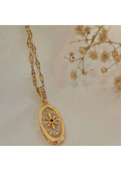 Celestia Yıldız Çelik Kolye