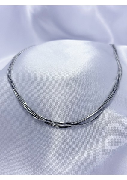 Ultra Ince Yılan Zincir Çelik Kolye fırsatları