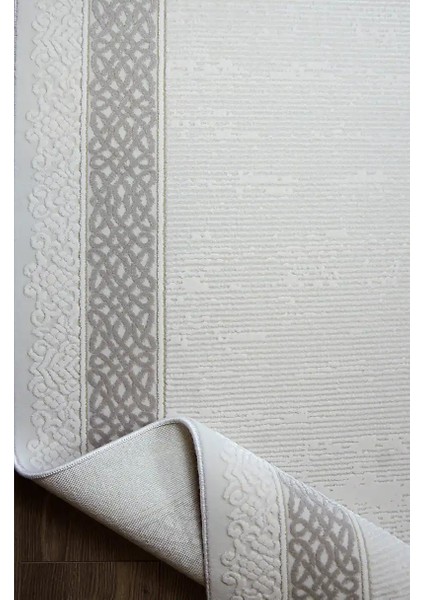 Batres Çerçeveli Krem Akrilik Makine Halısı fırsatları