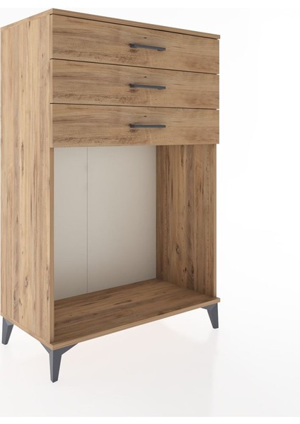 Hyperion Dolap 3 Çekmeceli 88X44X134 Çam-Çam fiyatları