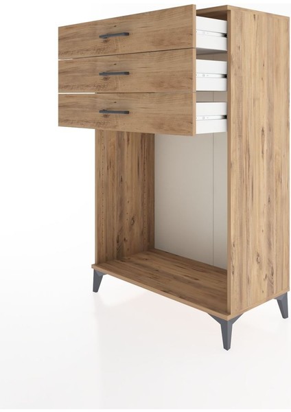 Hyperion Dolap 3 Çekmeceli 88X44X134 Çam-Çam fırsatları