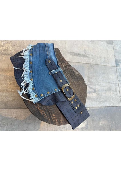 Lacivert Kot Detaylı Deri Kemer indirimleri