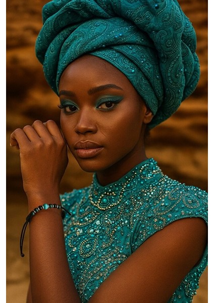 Malakit & Turkuaz Taş Bileklik – Enerji Dengeleyici Tasarım - El Yapımı Ayarlanabilir indirimleri