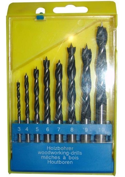 Todrill TD50191 Ahşap Matkap Ucu 8 Parça