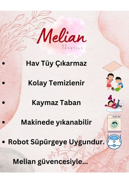 Gri Kaymaz Tabanlı Kabartmalı Çok Amaçlı Yıkanabilir Halı fırsatları