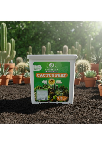 Cactus Peat 7,5 Litre Kaktüs ve Sukulent Yetiştirme Torfu modelleri