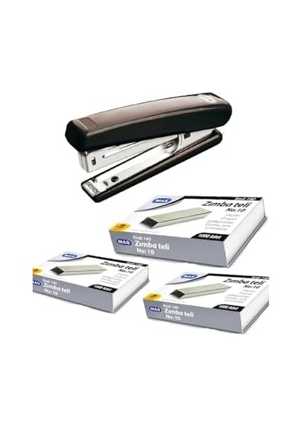 Zımba Makinesi ve 3000 Tane Tel Ofis Zımba Makinesi Tel Bükmez Paslanmaz Avantajlı Set NO-756-7586521469120 modelleri