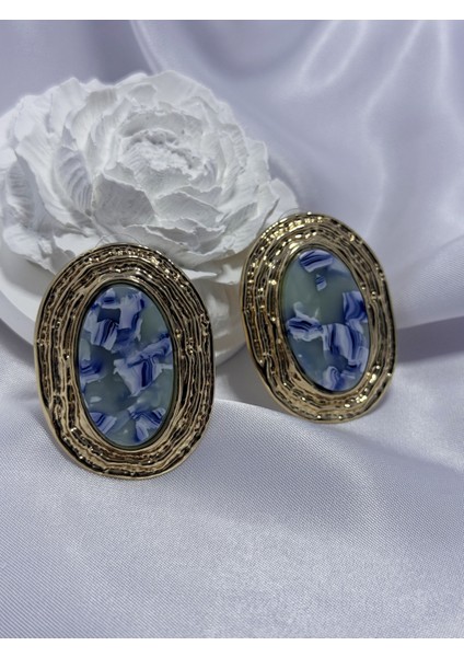 Ophelis Mavi Vintage Küpe fırsatları