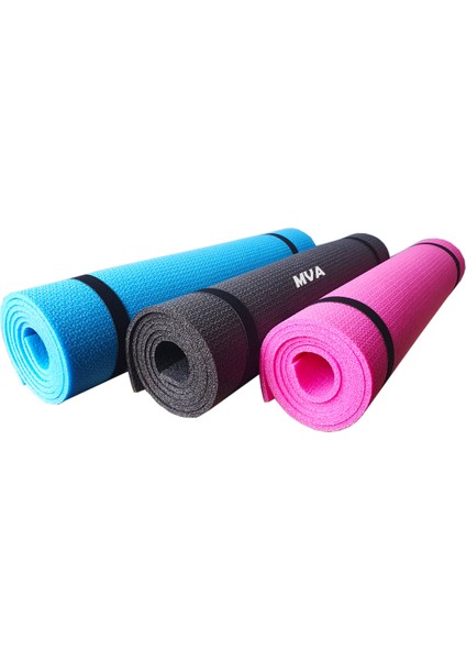 3 Adet Pilates Minderi - 3 Lü Yoga Matı - Starter 5mm Kalınlık 140 x 50 cm - Ultra Hafif Eko Boy