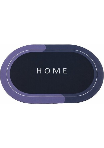 Hornest Oval Banyo Önü Paspası Mat (5067)