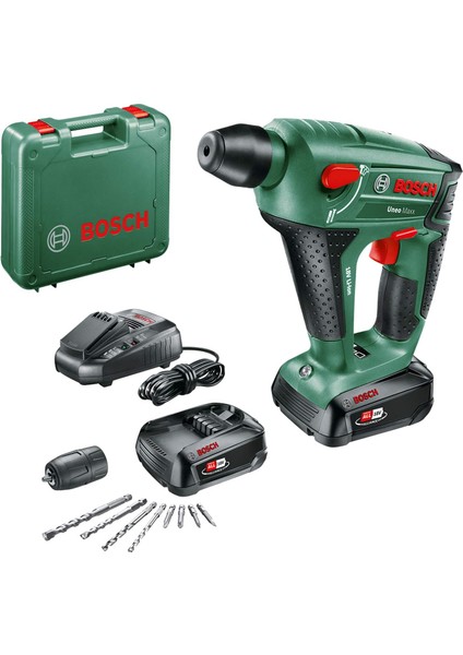And Akülü Kırıcı Delici Uneomaxx (18 Volt Sistemi, 2 Akü, 8 Parça Aksesuar Ucu Dahildir, Maksimum Delme Çapı 10 Mm, Taşıma Çantasında)