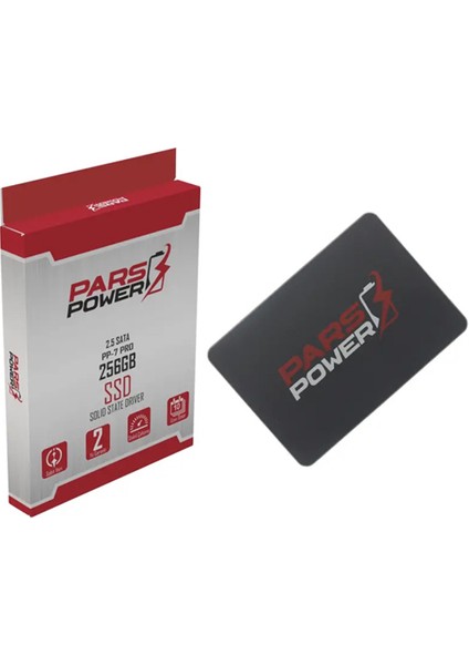 Pars Power Pp-7 Pro 2.5 256GB Sata Iıı 500MB-450MB/S SSD