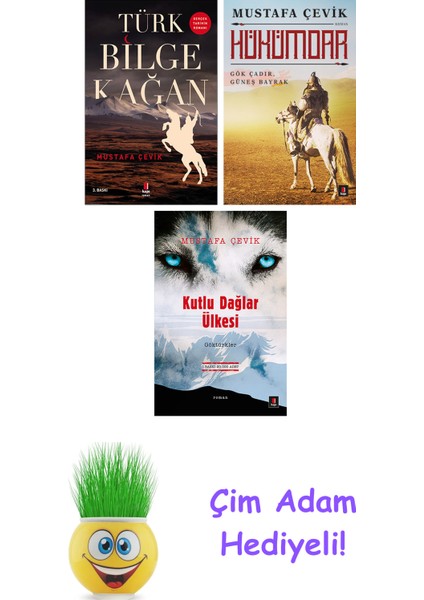 Mustafa Çevik 3 Kitap Seti + Çim Adam Hediye