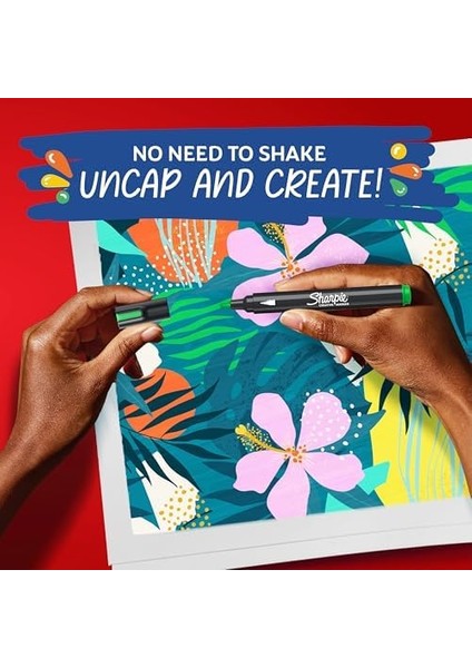 Akrilik Markör, Yuvarlak Uç, Açık Gri fiyatları