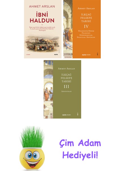 Ahmet Arslan 3 Kitap Seti + Çim Adam Hediye